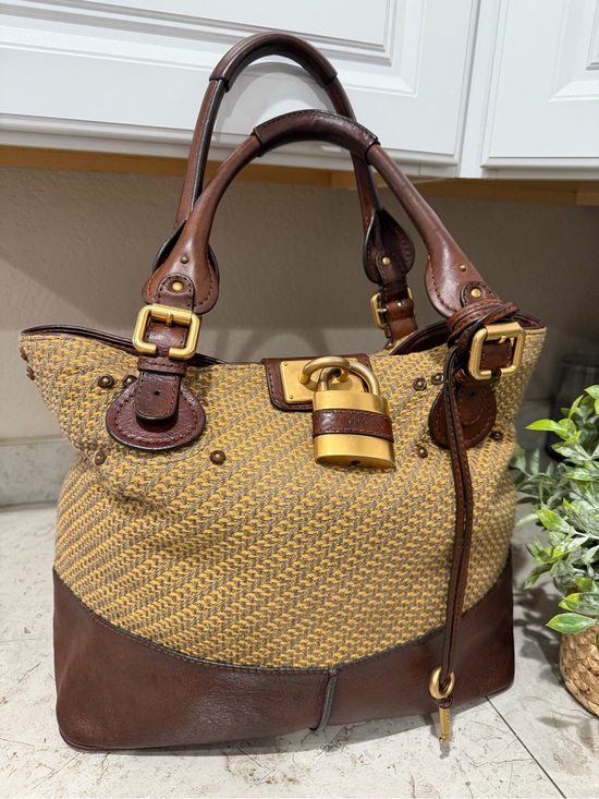 Chloe Handbags - Chloe Paddington Tote with Lock & Key